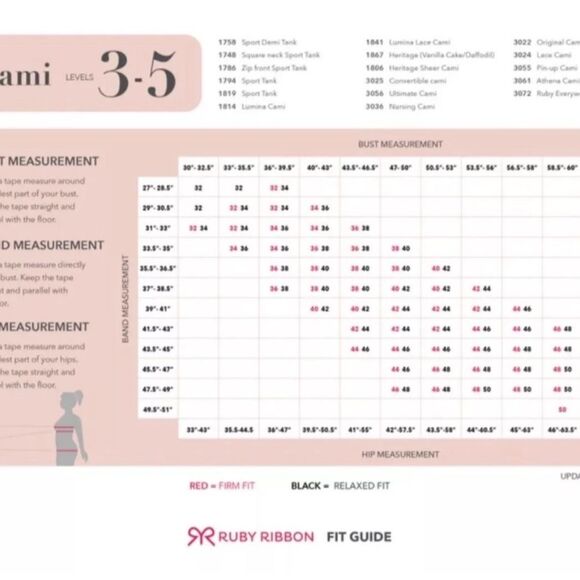 Ruby Ribbon Red Shapewear Tank - Picture 3 of 5